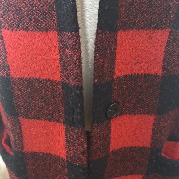 Dex Buffalo Plaid Shacket Jacket Sweater Cardigan Sz S - Picture 5 of 6